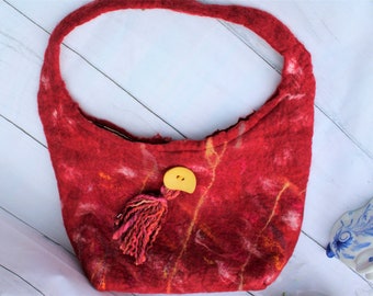 Warm Tones Felt Bag