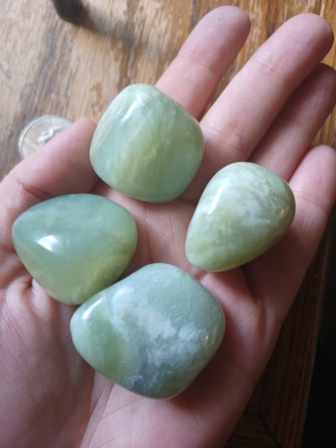 Large tumbled Jade / tumbled rocks / polished stones / Jade / | Etsy