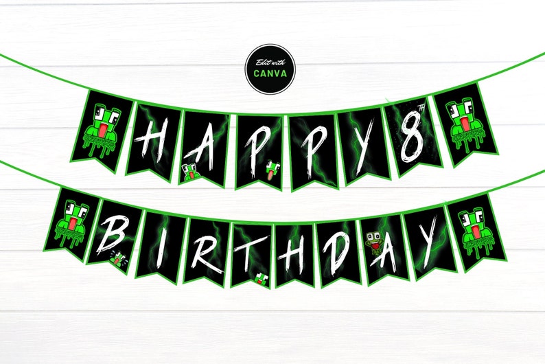 Unspeakable Birthday Banner - Etsy