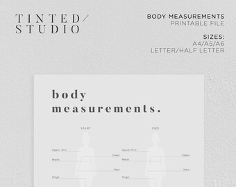 Body Measurements Etsy