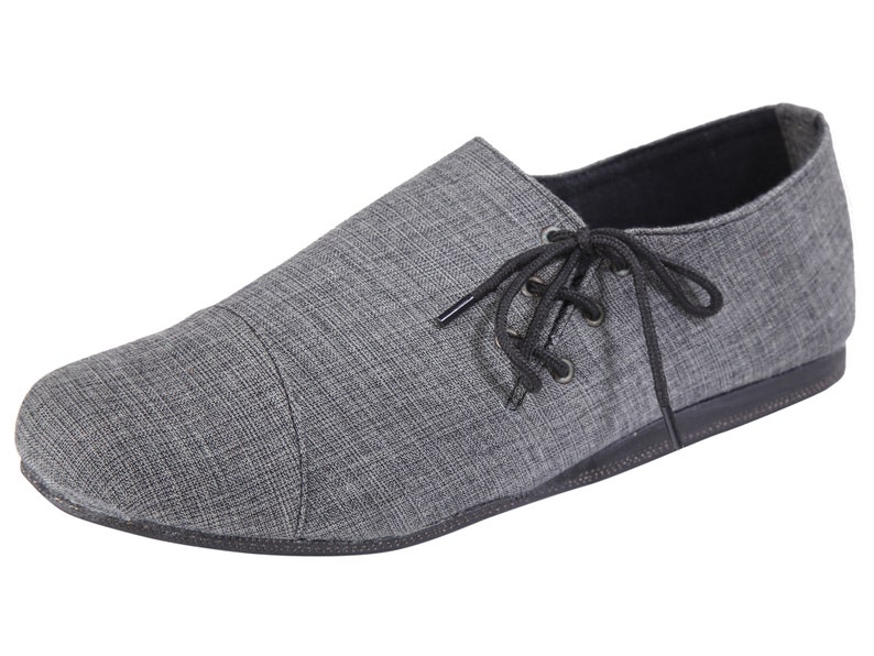 Black Handcrafted Vegan Slip-On Summer Flat Shoes by Funky Kalakar