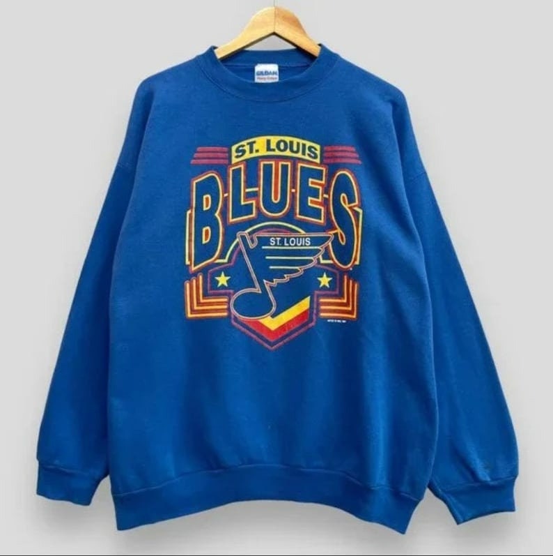St. Lo.uis Blu.es Sweatshirt Blues Tee Hockey Sweatshirt 