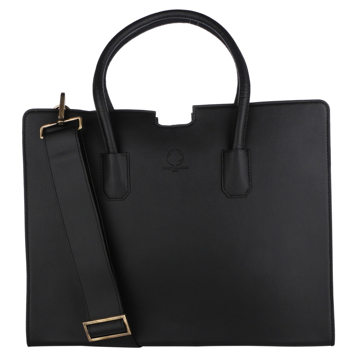 Qua Black Handcrafted Unisex Vegan Laptop Bag Funky Etsy