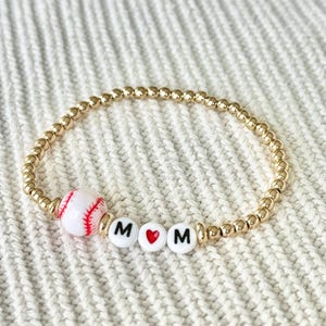 Sports Bracelets Baseball Mom Bracelets Sports Jewelry Personalized Bracelets