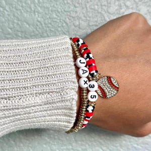 Sports Bracelets Baseball Mom Bracelets Sports Jewelry Personalized Bracelets Personalized Gifts