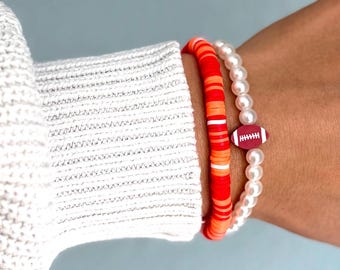 Sports Bracelets Football Mom Bracelets Sports Jewelry Personalized Bracelets Mothers Day Personalized Gift