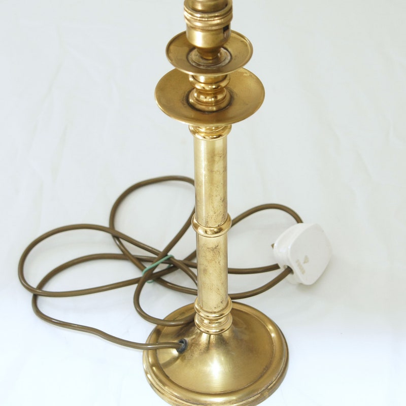 Antique Brass Table Lamp - Etsy