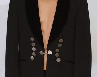 no collar suit jacket