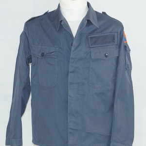 Dark Blue  Workwear  Coat unisex CHORE   Workers button  Jacket   Jacket for Gardening. marked size 50