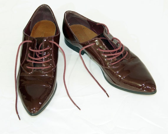 cherry brown dress shoes Men's Cherry Texture Leather Derbies Shoes – Teakwood Leathers