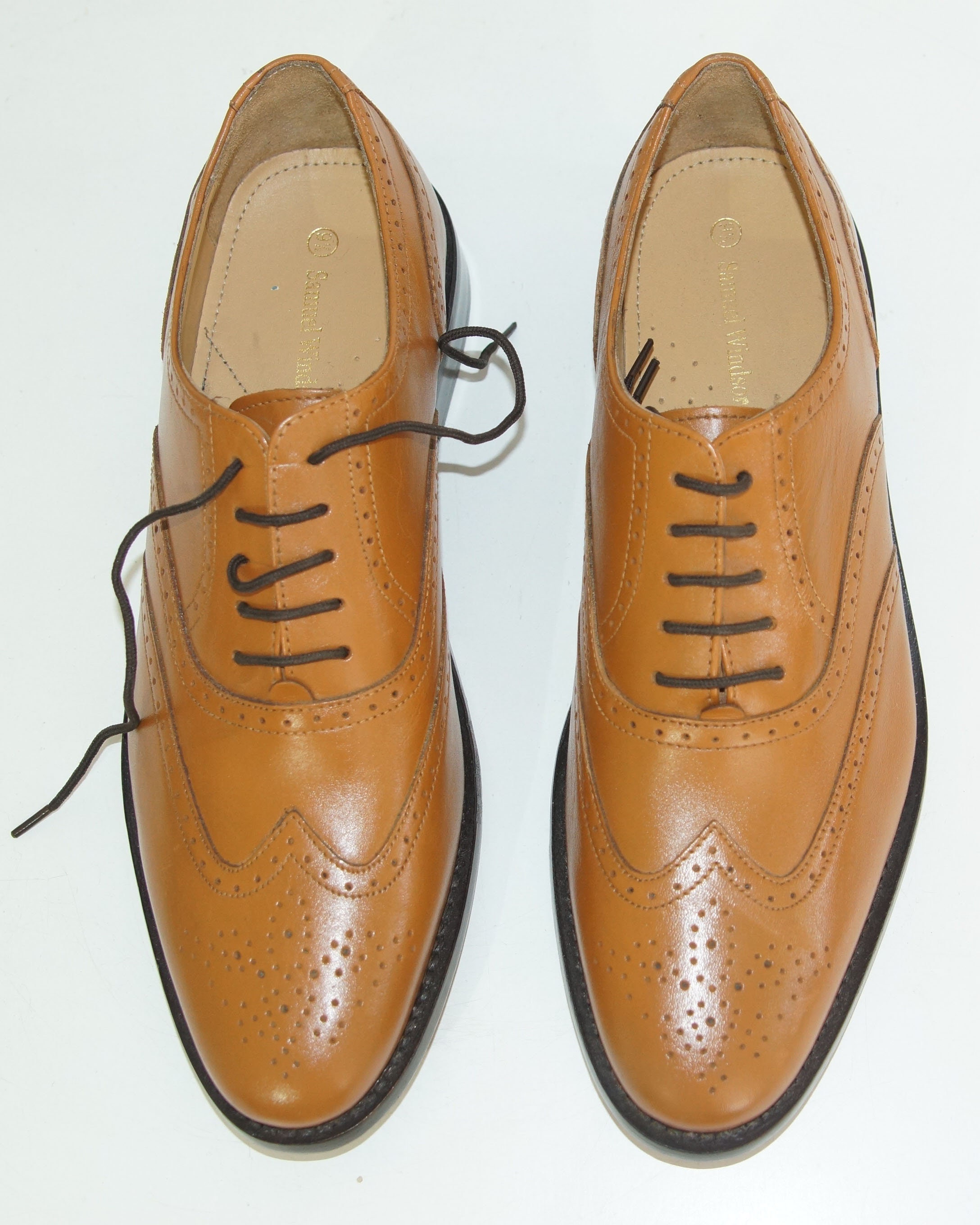 Samuel Windsor Florsheim Tan Oxford Shoes Florsheim Finance Cap Toe Oxfords - Florsheim | Jos A Bank main image 3