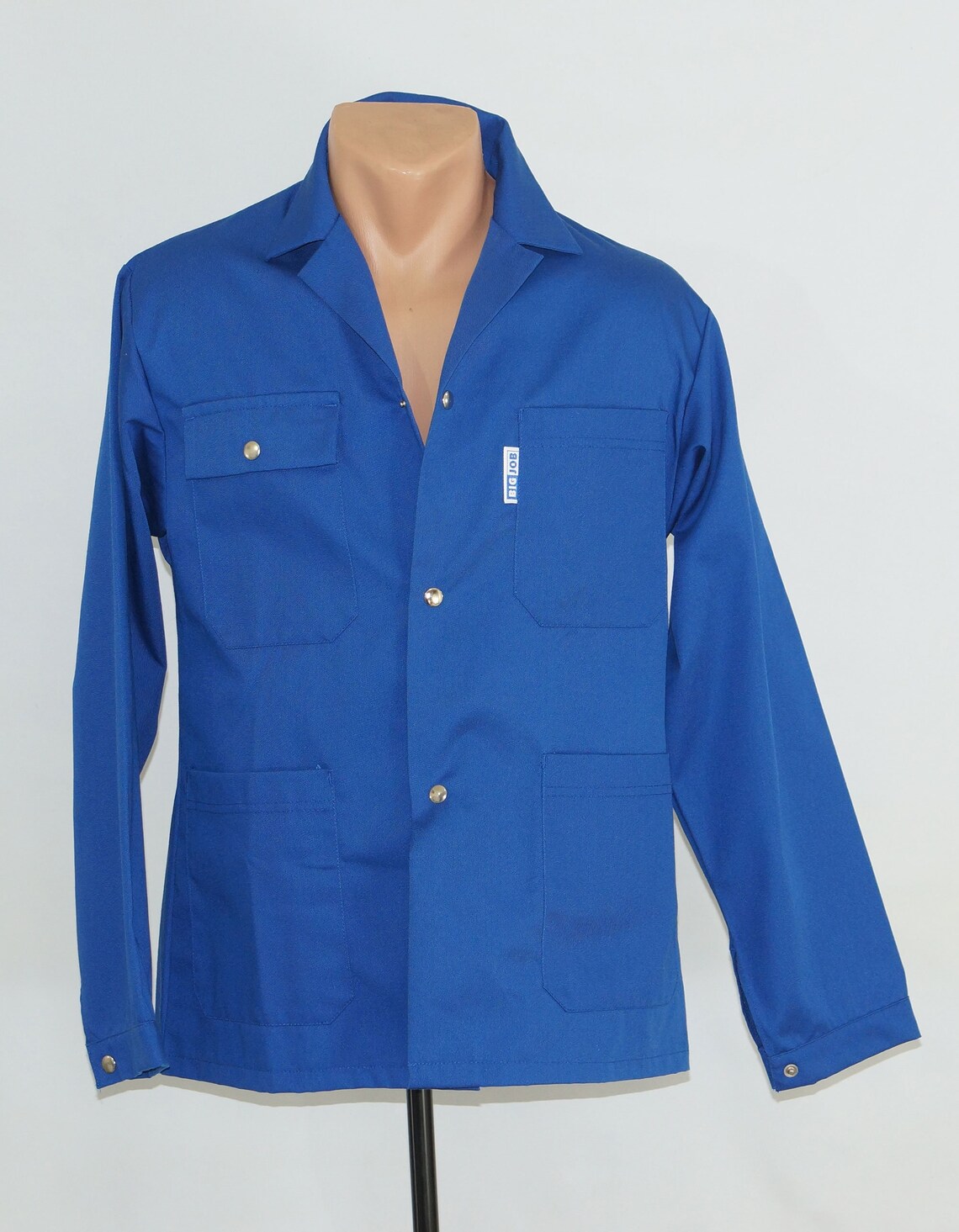 Blue Workwear Work Coat Unisex CHORE Workers Jacket Chore Etsy