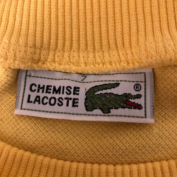 La Chemise, Lacoste sweatshirt, vintage - image 4