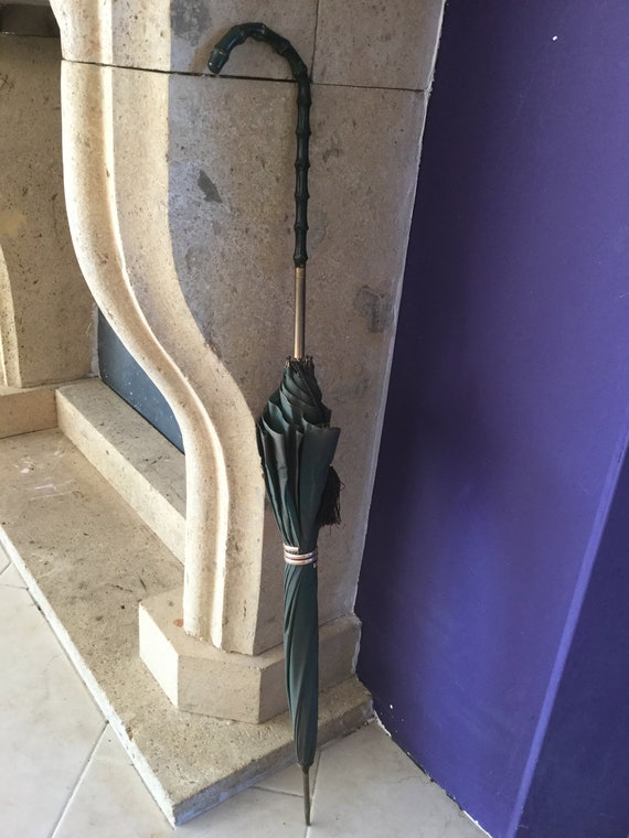 Vintage Green Umbrella