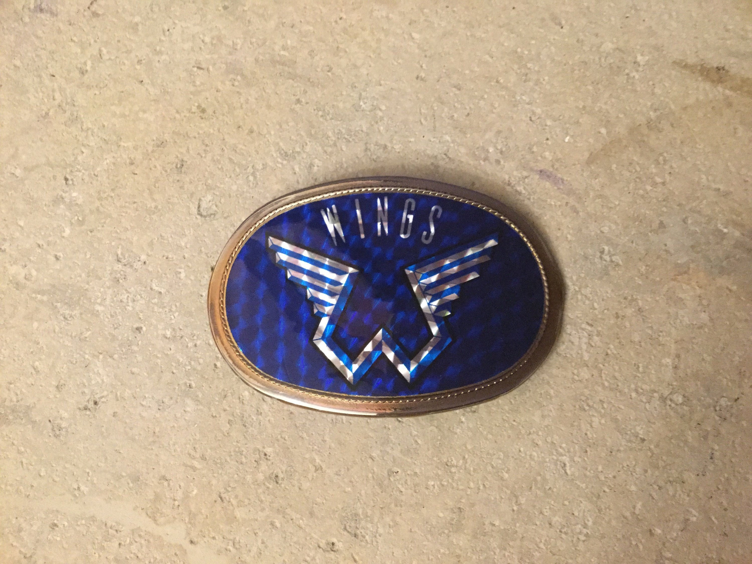  Paul McCartney Wings Logo Junior Top Navy : Clothing, Shoes &  Jewelry