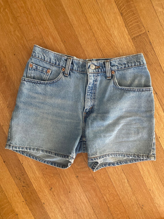 1990s Levis Made in USA Vintage Denim Shorts Size 7 Jr. Light - Etsy