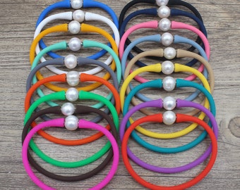 silicone pearl bracelet wholesale