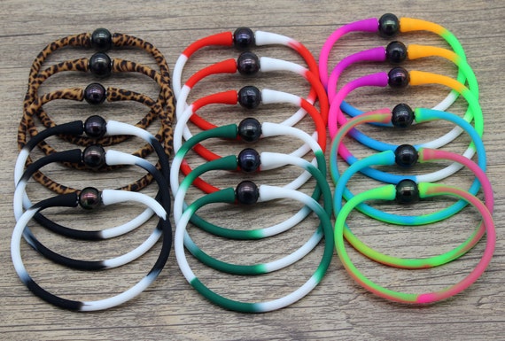 Grands Bracelets de demoiselle d'honneur colorés de 11mm, bijoux