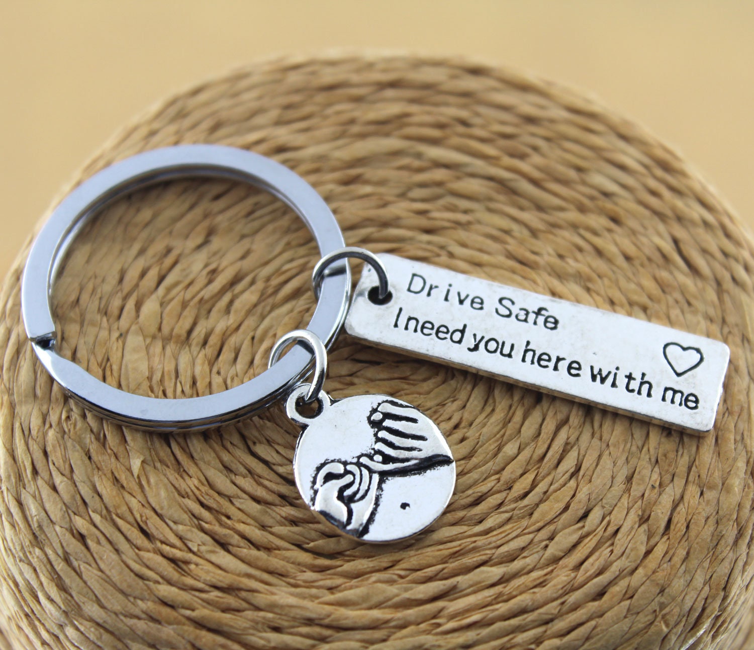 Drive Safe Keychaindrive Safe Keyringdrive Safe Key Etsy