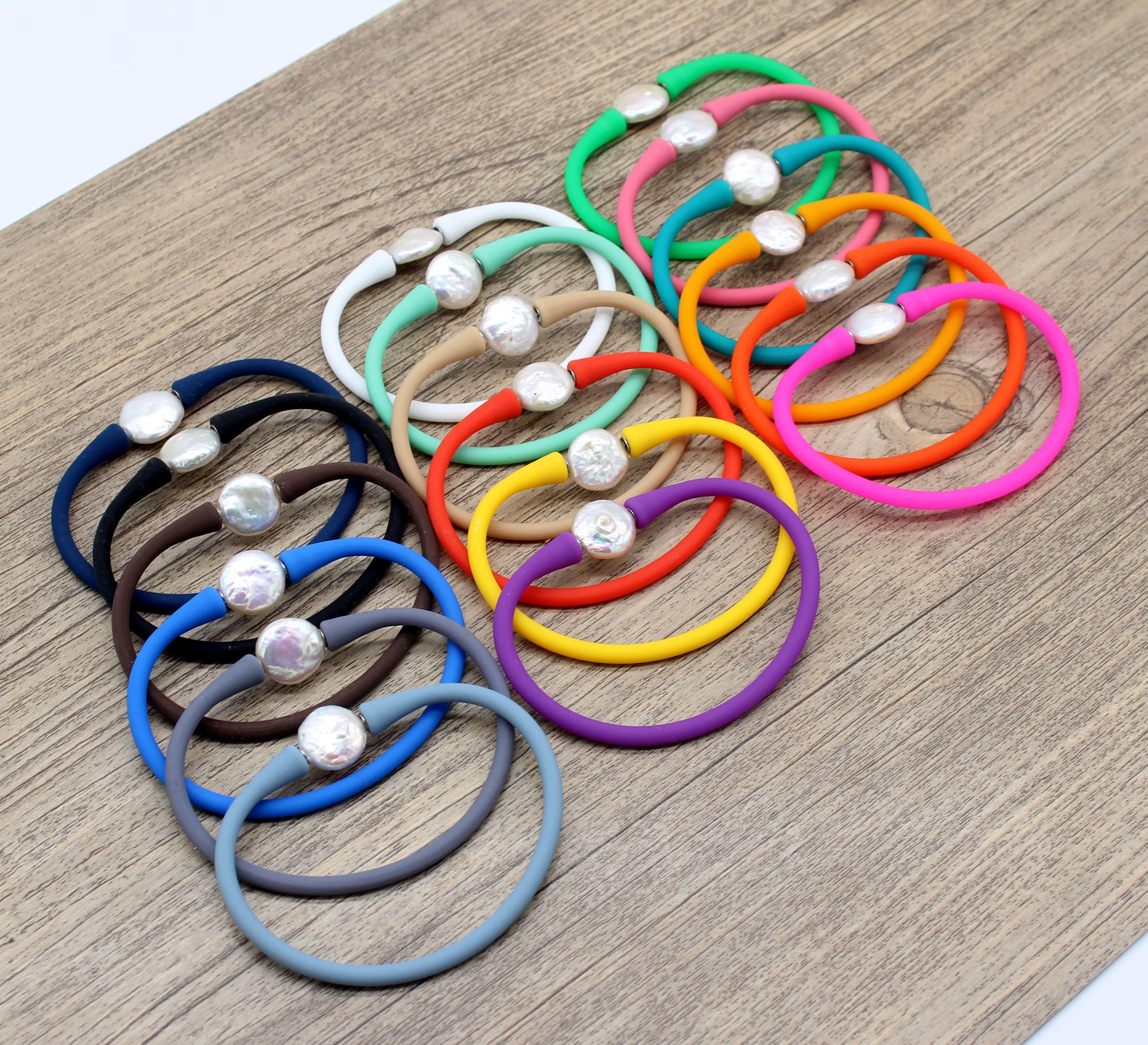 39 colorsSilicone Rubber Stretch BraceletJewelry Making DIY Etsy