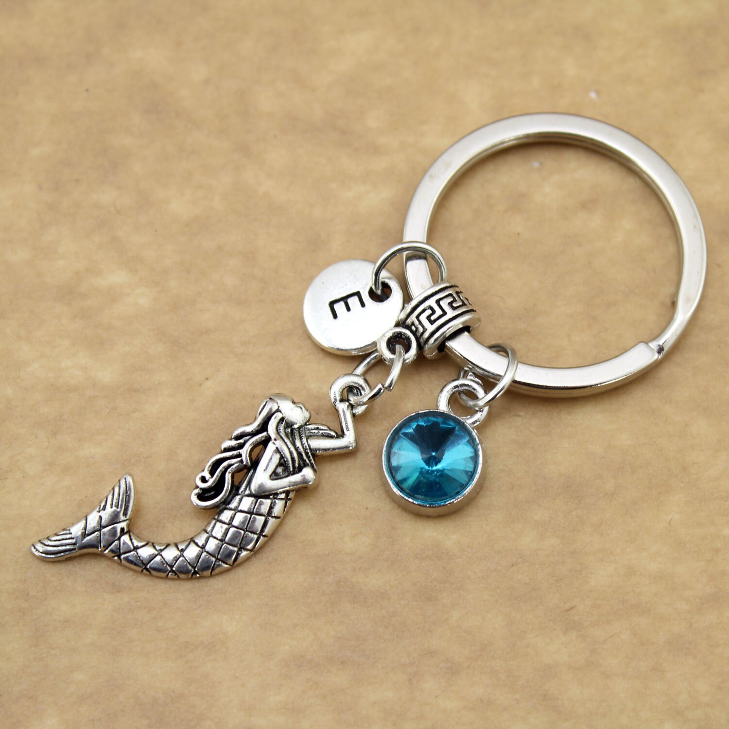 Mermaid Key Ring Mermaid Keychain Sea Life Keyring Etsy