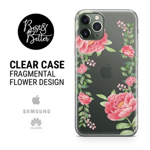 花ケース 牡丹柄 彼女へのプレゼント 透明 クリア iPhone 13 携帯ケース iPhone 13 PRO iPhone 12 iPhone 11 iPhone 13 MINI