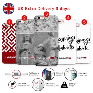 Lettische Nationalität Laimīgs Latvietis Laimīga Latviete Telefona vāciņš Lielvārdes josta Phone Case Cover iPhone & Samsung