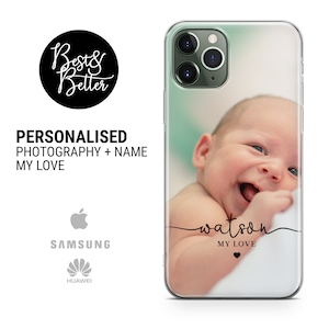 Photo personnalisée personnalisée iphone 11 Case My Love Picture Photo Image Family Phone Cover iPhone XR Xs 11 Pro Max SAMSUNG S10 &HUAWEI P20