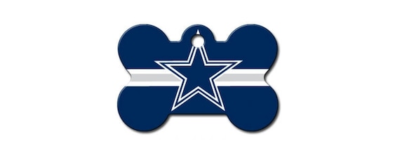 Dallas cowboys dog id tag hot sale