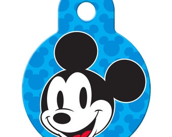 mickey mouse dog tag