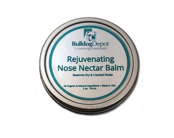 Bulldog Depot Grooming Essentials- Rejuvenating Nose Nectar Balm For Dry, Cracked Noses