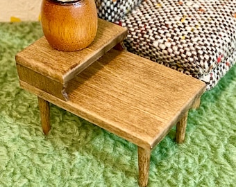 1/16 scale miniature handmade midcentury side table coffee table