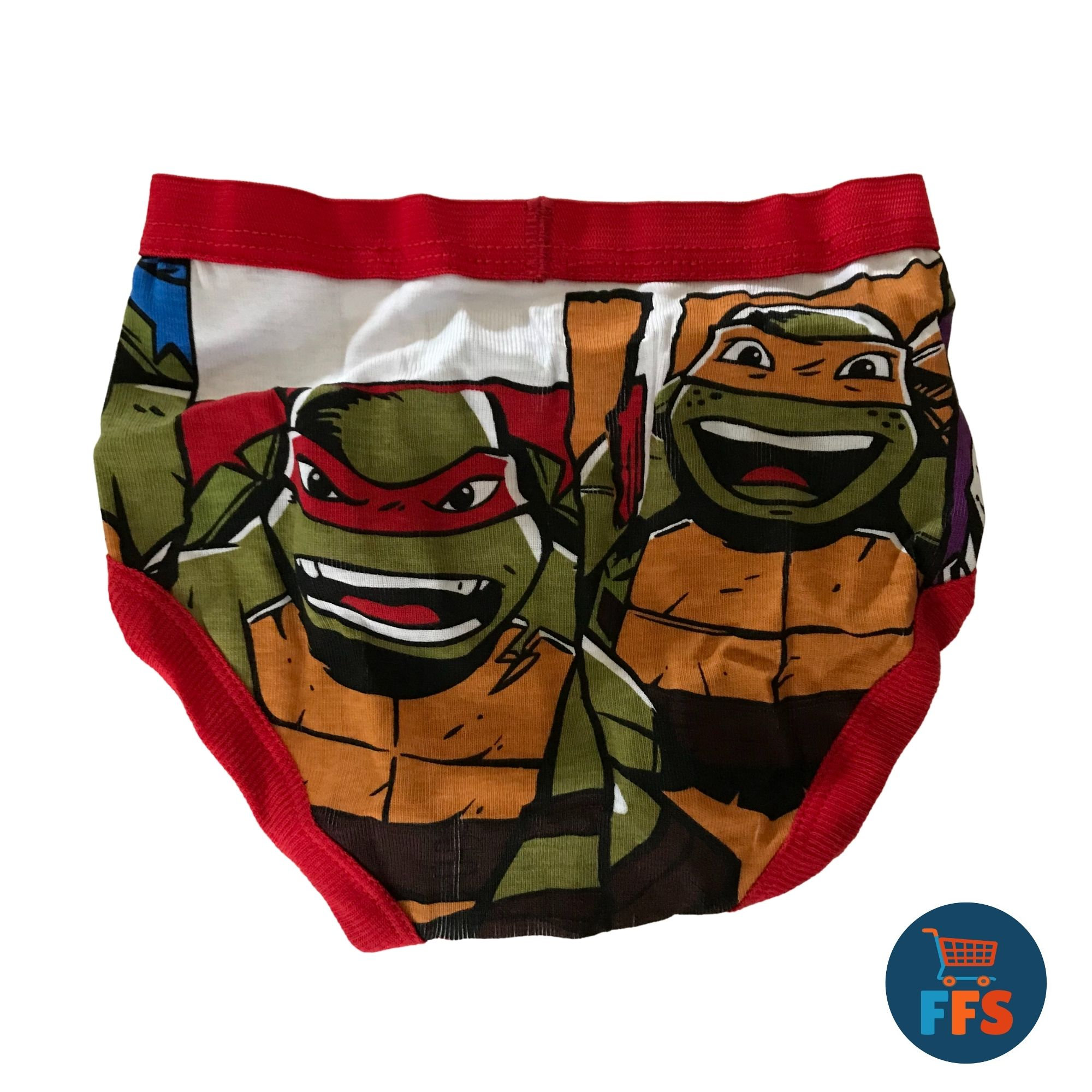Ninja Turtles Boys Cotton Underwear Briefs, Cute Underwear Set, 5 pac…
