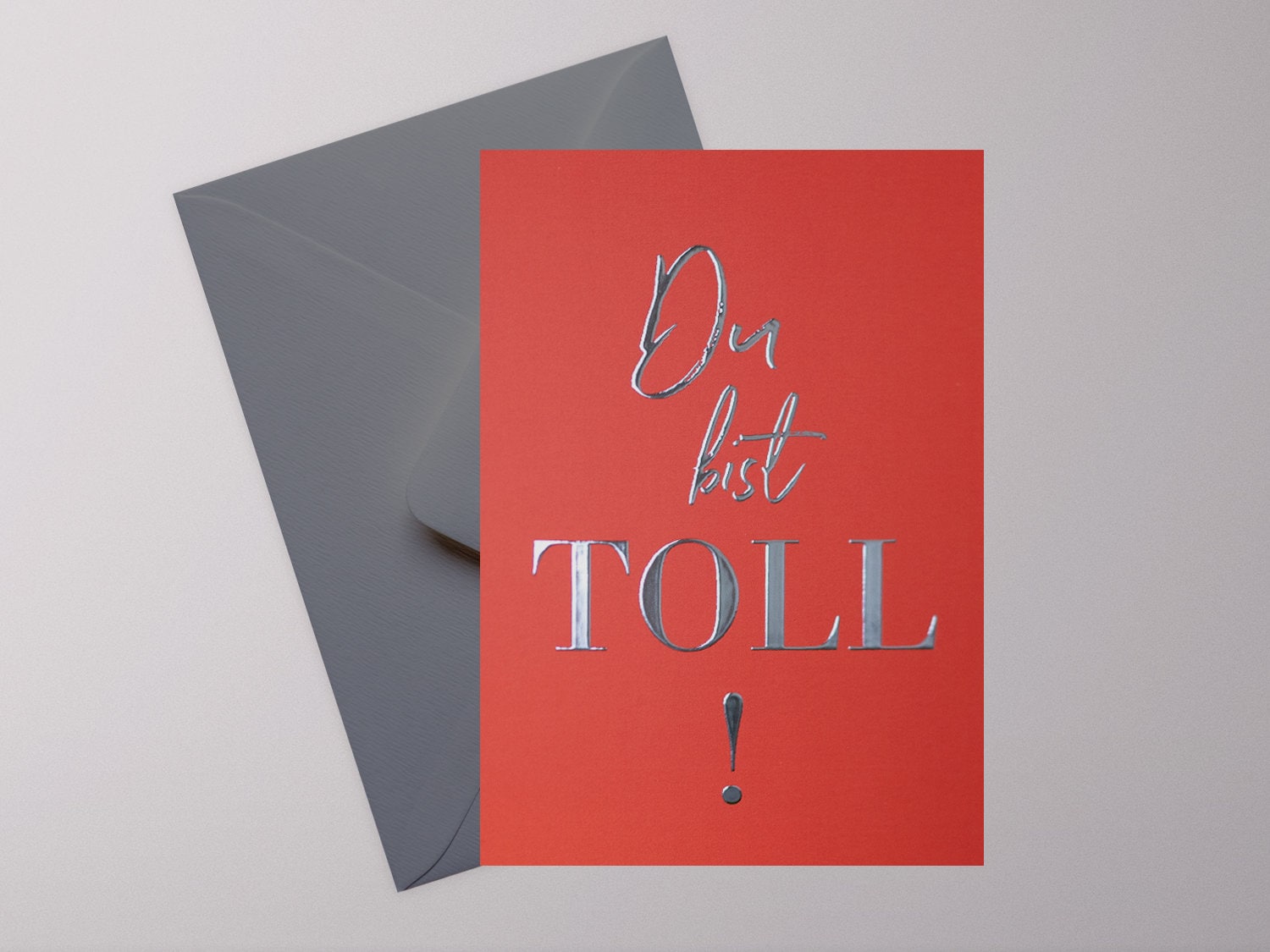 Postkarte DU BIST TOLL Motivation Gratulation Liebe Etsy.de