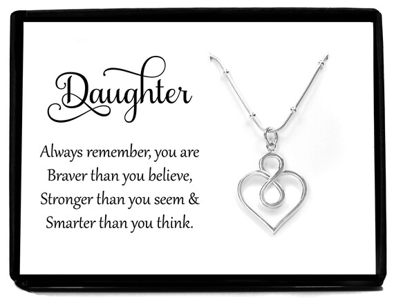 father daughter infinity necklace