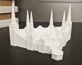 Portland, Oregon LDS Temple Model - Statue - Mormon - The Church of Jesus Christ of Latter-day Saints