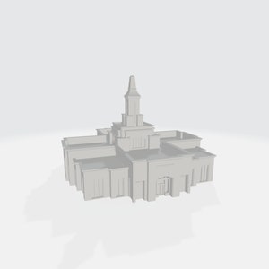 Downloadable 3D Model - Córdoba Argentina Temple - 3D Printable