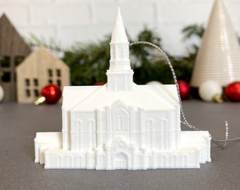 Taylorsville Utah Temple Christmas Tree Ornament - Church of Jesus Christ of Latter-day Saints - LDS - Mormon