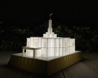 Snowflake Arizona Latter-day Temple Night Light Statue - LDS - The Church of Jesus Christ of Latter-day Saints