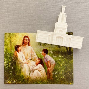 Columbia River Washington Temple Magnet - Church of Jesus Christ of Latter-day Saints - LDS - Mormon