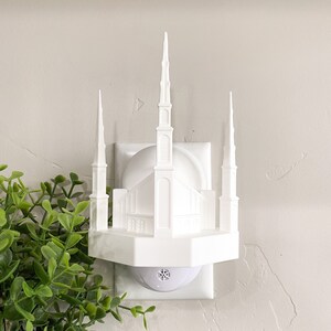 Lima Peru Temple Wall Night Light - Plug-in - LED - LDS