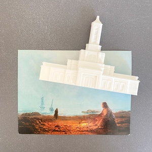 Moses Lake WashingtonTemple Magnet - Church of Jesus Christ of Latter-day Saints - LDS - Mormon