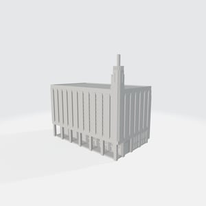 Downloadable 3D Model - Manhattan New York Temple - 3D Printable