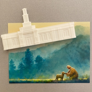 Oklahoma City Oklahoma Temple Magnet - Church of Jesus Christ of Latter-day Saints - LDS - Mormon