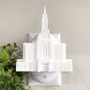 Orem Utah Temple Wall Night Light - Plug-in - LED - LDS
