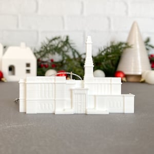Anchorage Alaska Temple Christmas Tree Ornament - Church of Jesus Christ of Latter-day Saints - LDS - Mormon
