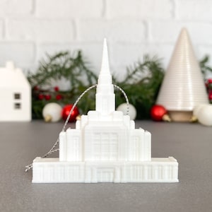 Ogden Utah Temple Christmas Tree Ornament - Church of Jesus Christ of Latter-day Saints - LDS - Mormon