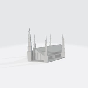 Downloadable 3D Model - Boise Idaho Temple - 3D Printable