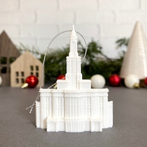 Payson Utah Temple Christmas Tree Ornament - Church of Jesus Christ of Latter-day Saints - LDS - Mormon