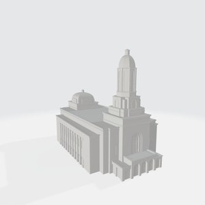 Downloadable 3D Model - Ephriam Utah Temple - 3D Printable